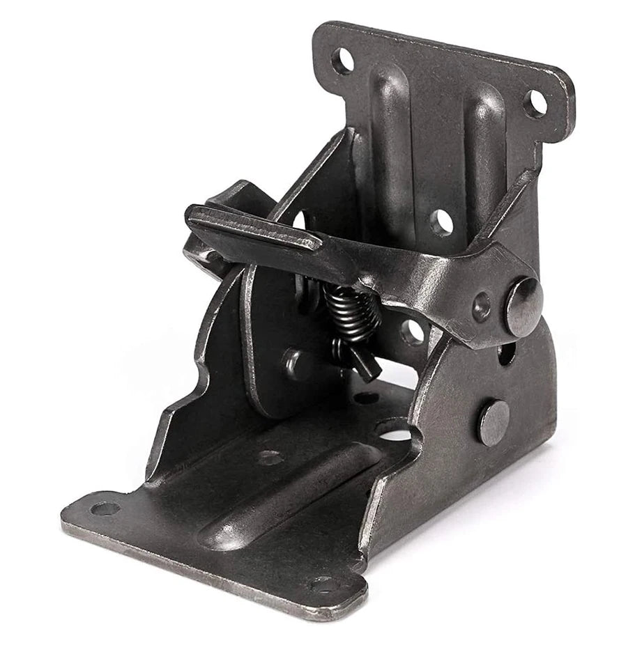 Foldable Bracket Self-Lock Hinge Hardware with Screws Lock Extension Support for Table Leg Bed Leg Workbench