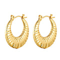 New Gold Plated Earrings 18k Small Rose Gold Huggie Earrings Women Jewelry with Zircon Designs Jewelry Models for Woman