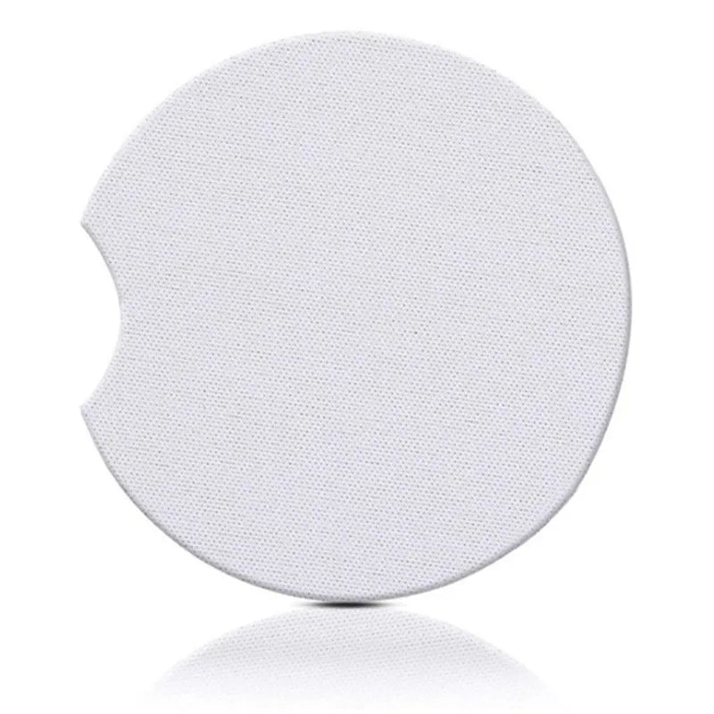 Wholesale Hot Sale  DIY Graffiti Hand-painted Thermal Transfer Photo Dive Material Thermal Sublimation Blank Car Coasters
