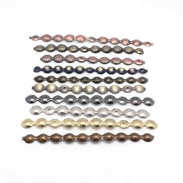 9.5 11MM Sofa Nail Strips Diy Home Bed Chair Furniture Upholstery Tacks Silver Bronze Upholstery Nais Tapes