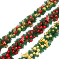Christmas Decorations Garland Rattan Preserved Flowers Garland Christmas Ornaments Gift Wreath Decorative Lights
