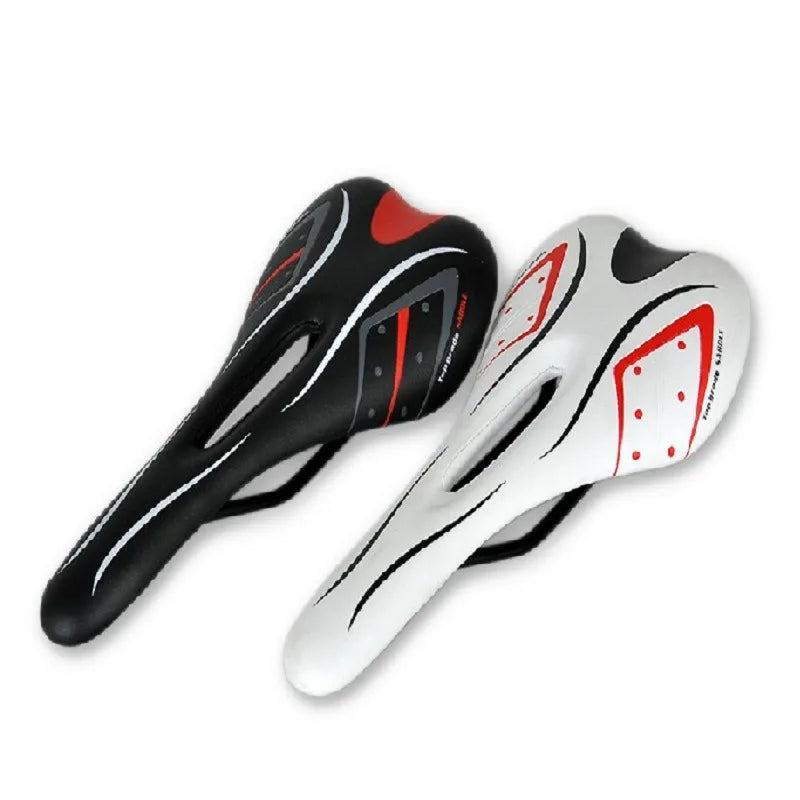 Men and Women's Comfortable Soft Cycling Cushion Bicycle Saddle for MTB Mountain Road Bike PU Leather Exercise Bike Saddle