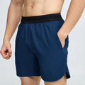 Men's Workout Running Shorts Lightweight Gym Athletic Shorts for Men With Zipper Pockets