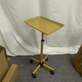 Luxury Modern Gold Metal Tray Storage Tool Cart for Salon Trolley with 4 Wheels Living Room Use