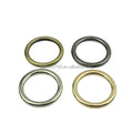 Stock Supply 1.5inch 38x5.3mm 4 Colors Good Quality Zinc Alloy Metal O Ring Buckle for Leather Bags