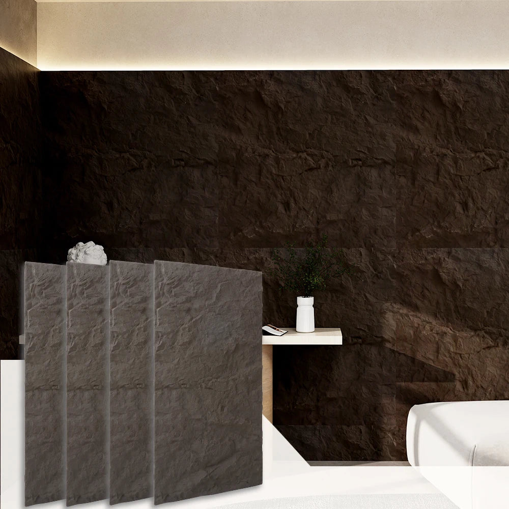 KASARO OEM Factory Wholesale PU Outdoor Precast Concrete Plastic Stone Wall Board Panel Marble