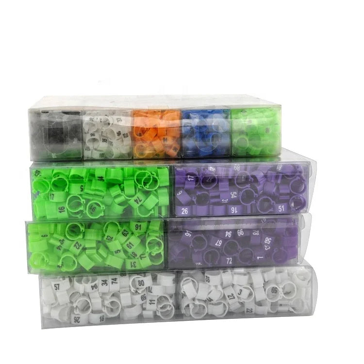 Pigeon Colorful Rings 2.7mm 3mm 4mm 4.5mm 5mm Love Bird Leg Rings Open Canary Bird Ring 2026 With Serial Number 1-100