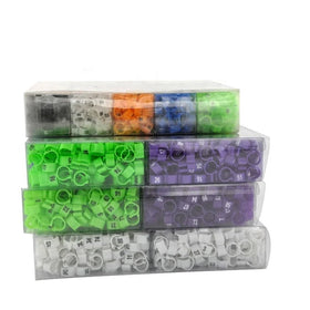 Pigeon Colorful Rings 2.7mm 3mm 4mm 4.5mm 5mm Love Bird Leg Rings Open Canary Bird Ring 2026 With Serial Number 1-100