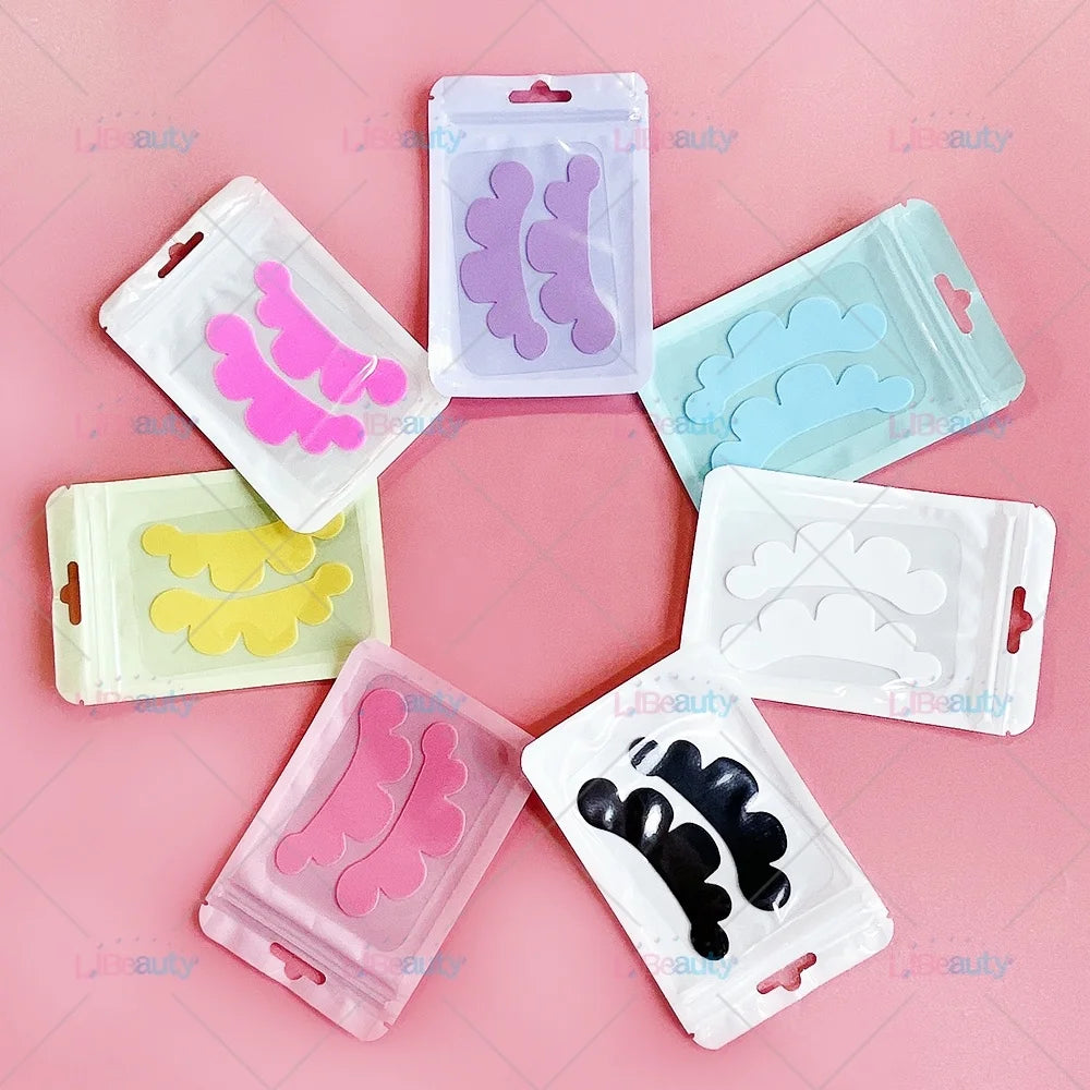 Private Label Eyelash Extension Patches Eye Pad Silicone Gel Eye Patch for Eyelash Perming Thin Under Eye Lash Pad