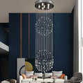 Modern Crystal Chandelier Pendant Lights 6 BULB Home Decor Living Room Ceiling Chandelier Lamp