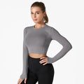 Factory Women Short Sport Yoga Jacket Stand Collar Windproof Quick Dry Jackets Long Sleeve Zip Gym Jersey