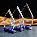 Wholesale K9 Crystal Trophy Awards Blank or Custom 3d Laser Engraving and Uv Colorful Printing for Photo Frame