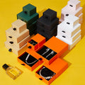 Luxury Customizable Kraft Cardboard Square Shape Jewelry Gift Packaging Box Matt Lamination Logo Printing Sizes Logo Watches