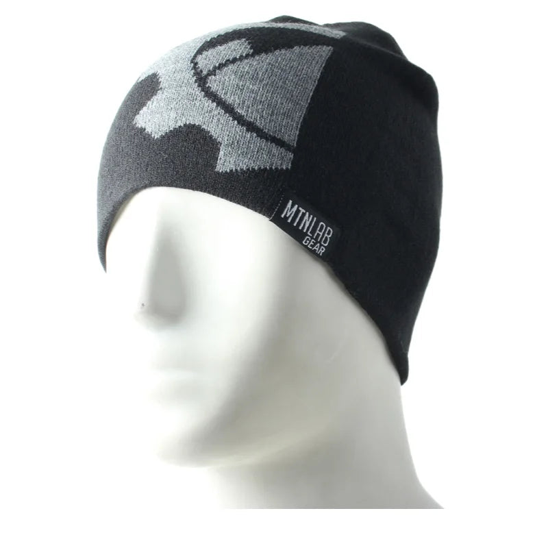 Free Sample Durable and Fashionable Orange Beenies Jacquard Knit Women Beanie Hats