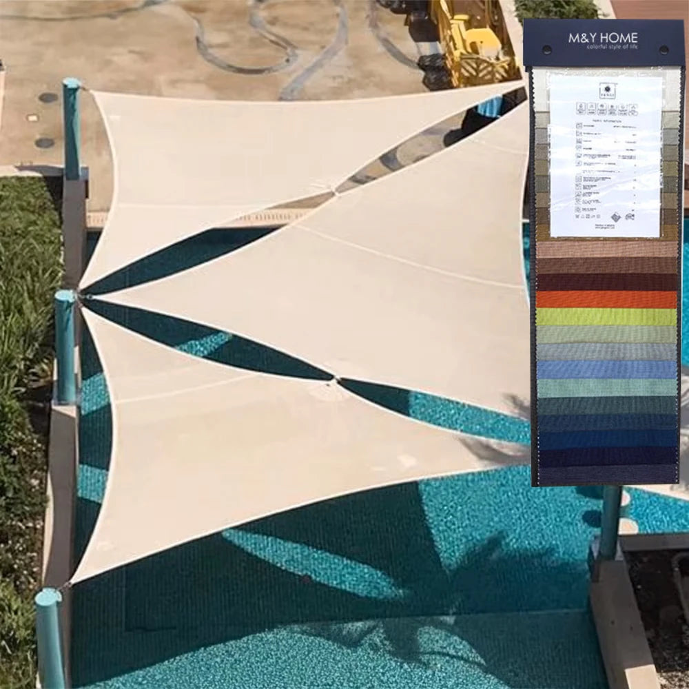 M&Y HT-PZ1108 Woven Dyed Acrylic Sunshade Cushion Fabric Waterproof Outdoor Umbrella Awning Sun Shade for Outdoor Furniture