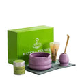 Customized Matcha Tea Set with Bamboo Chasen Whisk Ceramic Bowl Matcha Scoop All in a Gift Box