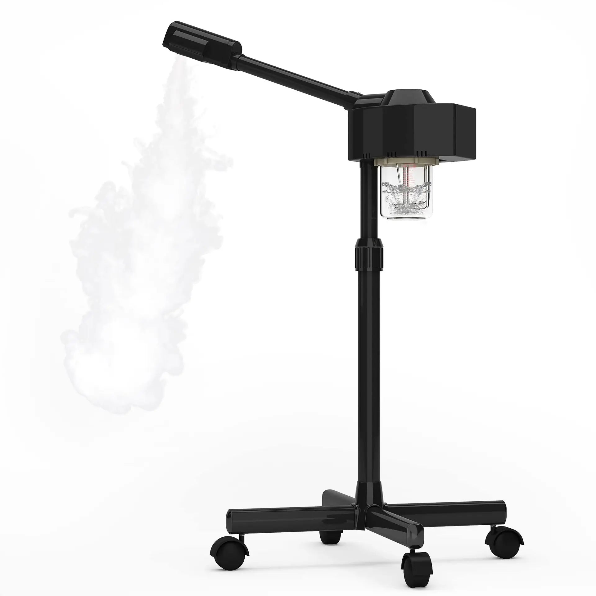 Portable Commercial Barbershop Facial Steamer 750W ABS Material Deep Cleansing Steam Instrument