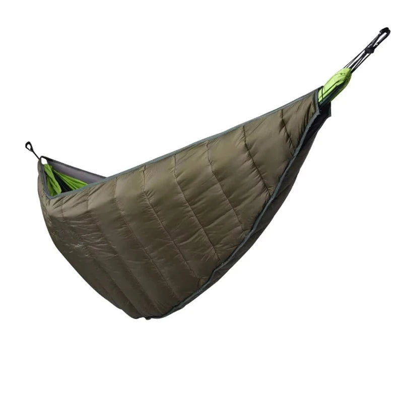Windproof Hammock Underquilt Lightweight Camping Winter Sleeping Bag Under Quilt Blanket Ultralight Blanket Cotton Hammock