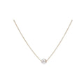 Classic Women Jewelry Sterling Silver Single 8-9mm Real White Near Round Pearls Choker Necklace