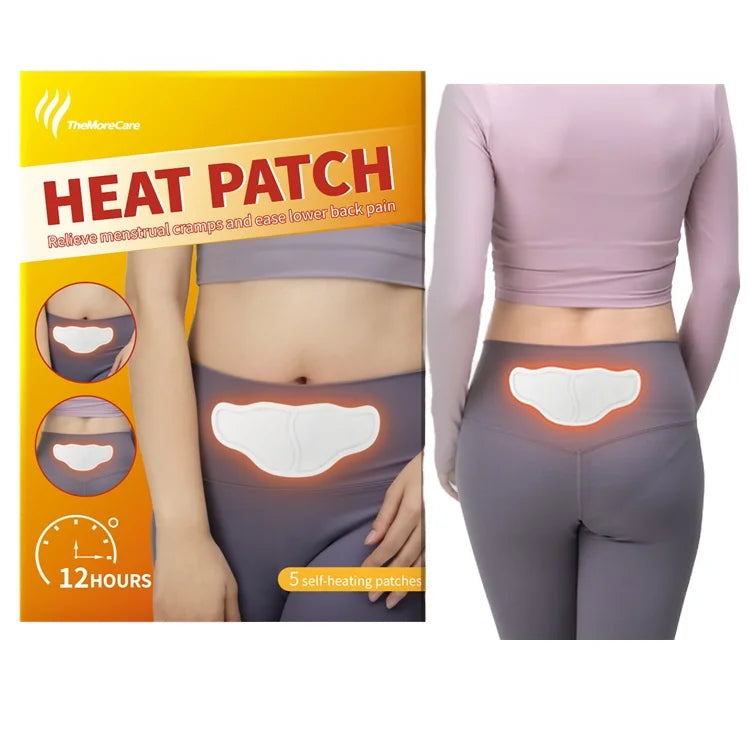 TheMoreCare Hot Sale Cramp Comfort Period Patches Pain Relief Menstrual Heat Patch for Cramps