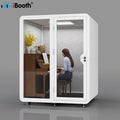 Modern Steel Piano Practice Soundproof Room with STC30dB Acoustics White Color for Hotels and Offices