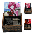 Luxury Black Wooden Elfen Lied Lilium Music Box Color Printed Anime Mechanism Lilium Musical Gifts 63