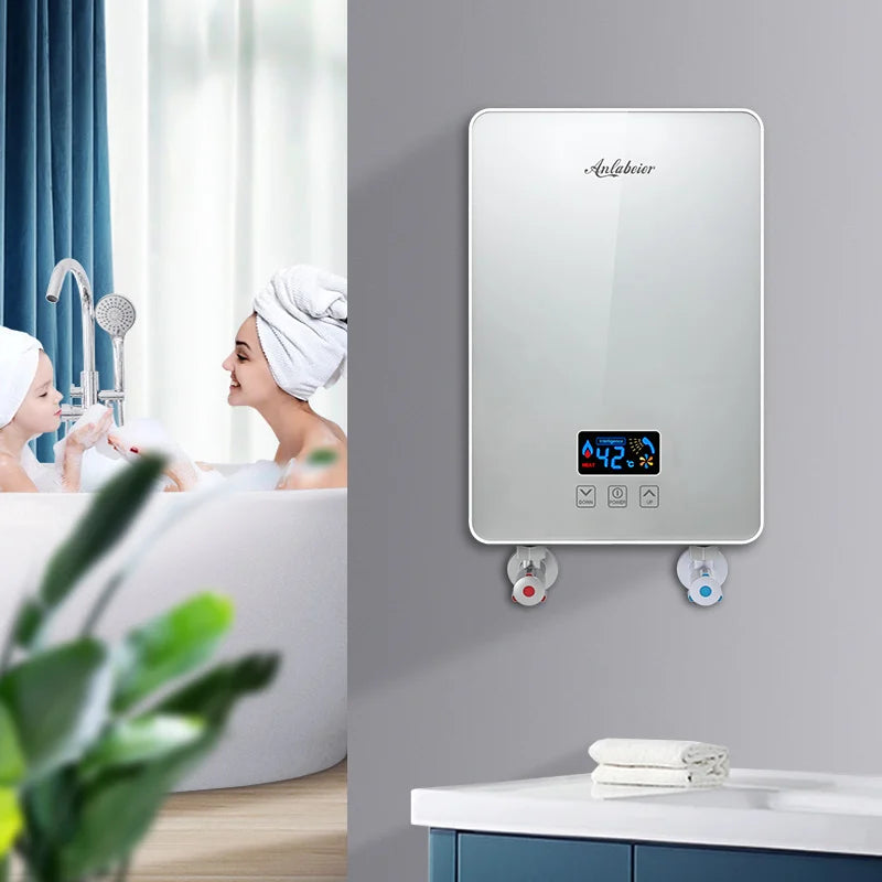 2023 Endless Fast Heating Smart Electrical Tankless Waterheater Kitchen Electric Instant Tankless Water Geyser