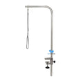 PETSPROOFING Hot Sale Height Adjustable Foldable Stainless Steel Pet Grooming Arm Dog Grooming Loop Noose With Clamp
