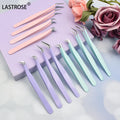 Private Label Tweezers for Lash Extension Own Brand Tweezers Fiber Tips Eyelash Tools Stainless Steel