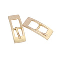 Nolvo World 2 Color 46*16mm Inner 10mm 3/8" Alloy Small Rectangular Pin Buckle Buckle Bags Shoes Belt Adjustable