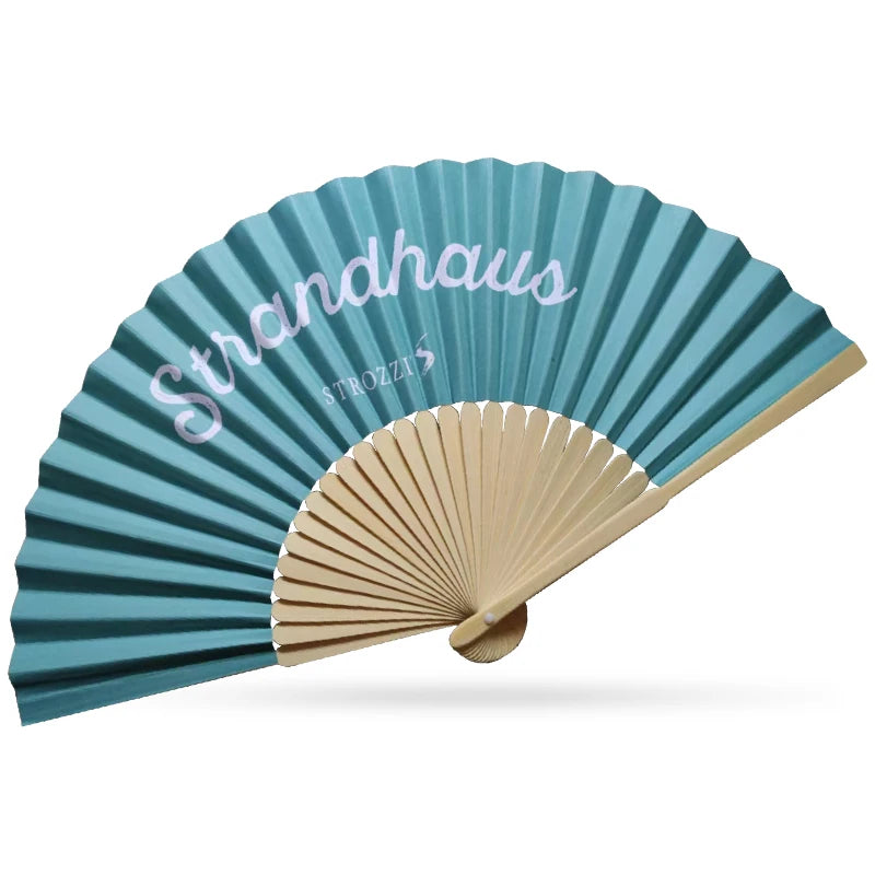 Fast Delivery Free Sample Factory Wholesale Cheap Price Paper Fabric Cloth Silk Hand Fan With Bamboo Handle Ribs