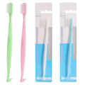 Custom Logo Home Use Reusable Adult Toothbrush with Small Head and Soft Nylon Bristles Regular Size