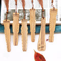 China Customized Classical Instruments Bamboo Bookmark Eco-Friendly Carved Feature
