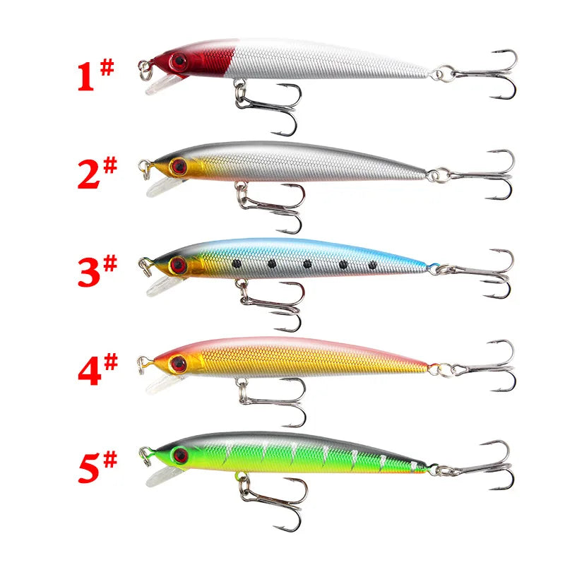 Wholesale 90mm 6.5g Minnow Lure Hard Bait Beach Walker Pesca Wobbler Fishing Lures