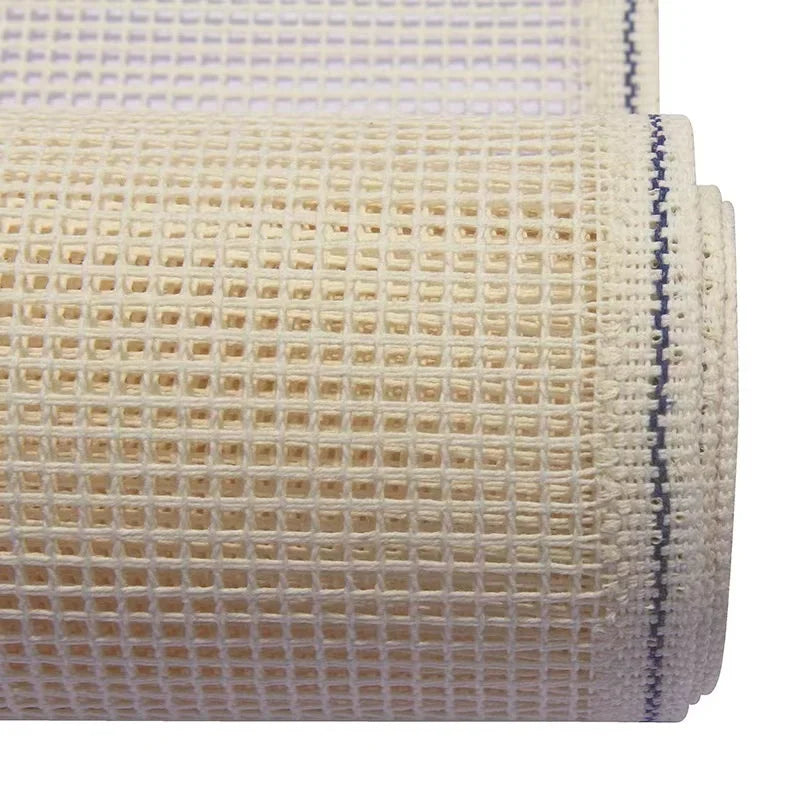Anti-slip Carpet Backing Cloth Wholesale Tufted Rug Segmental Embroidered Mesh Cloth Fabric for Rug Carpet Blanket