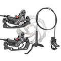 MEROCA 4 Piston 800 1400mm Bicycle Oil Pressure Hydraulic Disc Brake Set for MTB Road Bike