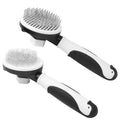 Factory Wholesale Custom Logo Penguin Handle Self Cleaning Cat Pin Cleaning Brush Dog Pet Grooming Slicker Brush
