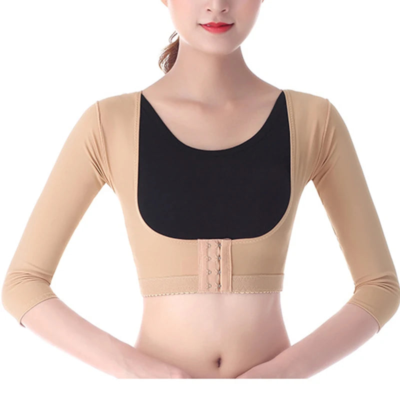 Posture Corrector Long Sleeve Humpback Correction Push up Lift Bra Women Shapewear Top Back Braces to Correcteur De Posture