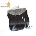 Ready to Ship Mona Hair Factory Price 14inch to 22inch Straight Body Wave 13x6 Transparent Lace Frontal