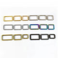 Meetee F1-4 16-50mm Alloy Rectangle Buckle Garment Hardware Accessories Backpack Straps Square Ring Buckles for Bag