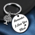 Stainless Steel Family Mom Dad Papa Nana Grandpa Grandma Keychain Key Rings Mother's Day Father's Day Birthday Gift Key Chain