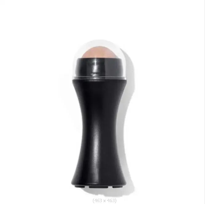 Portable 8cm Face Roller Bottle with Replaceable Massage Oil-Absorbing Volcanic Custom Logo Box-Quality Plastic Roll on Bottle