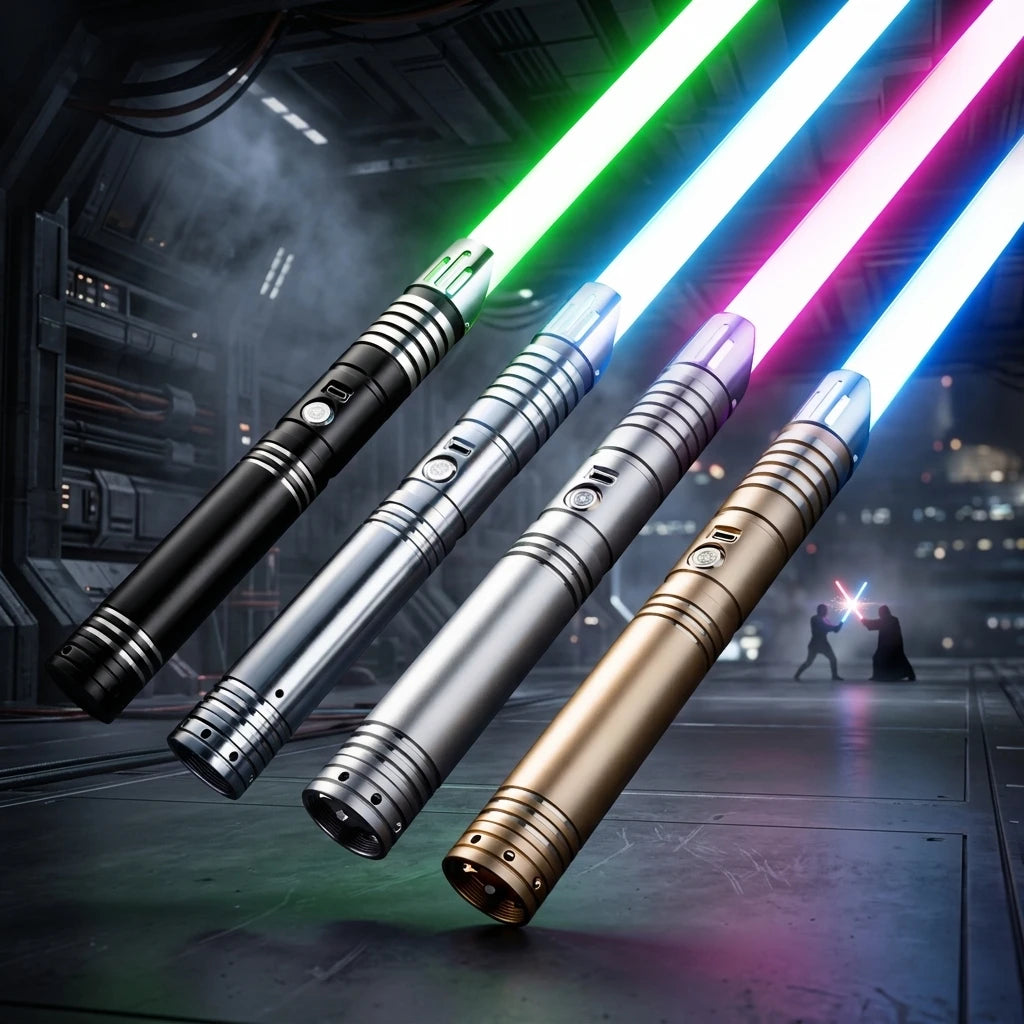 High-Light Sensitive Smooth Swing FOC LED GHV Lightsaber Metal Hilt Heavy Duel Blade Light Sword Where to Buy Custom Lightsabers