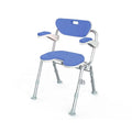 MSMT 040019 Modern Hospital Elderly Steel Frame Folding Shower Chair Seat Anti-slip Bathroom Furniture-Bath Stool Shower Bench