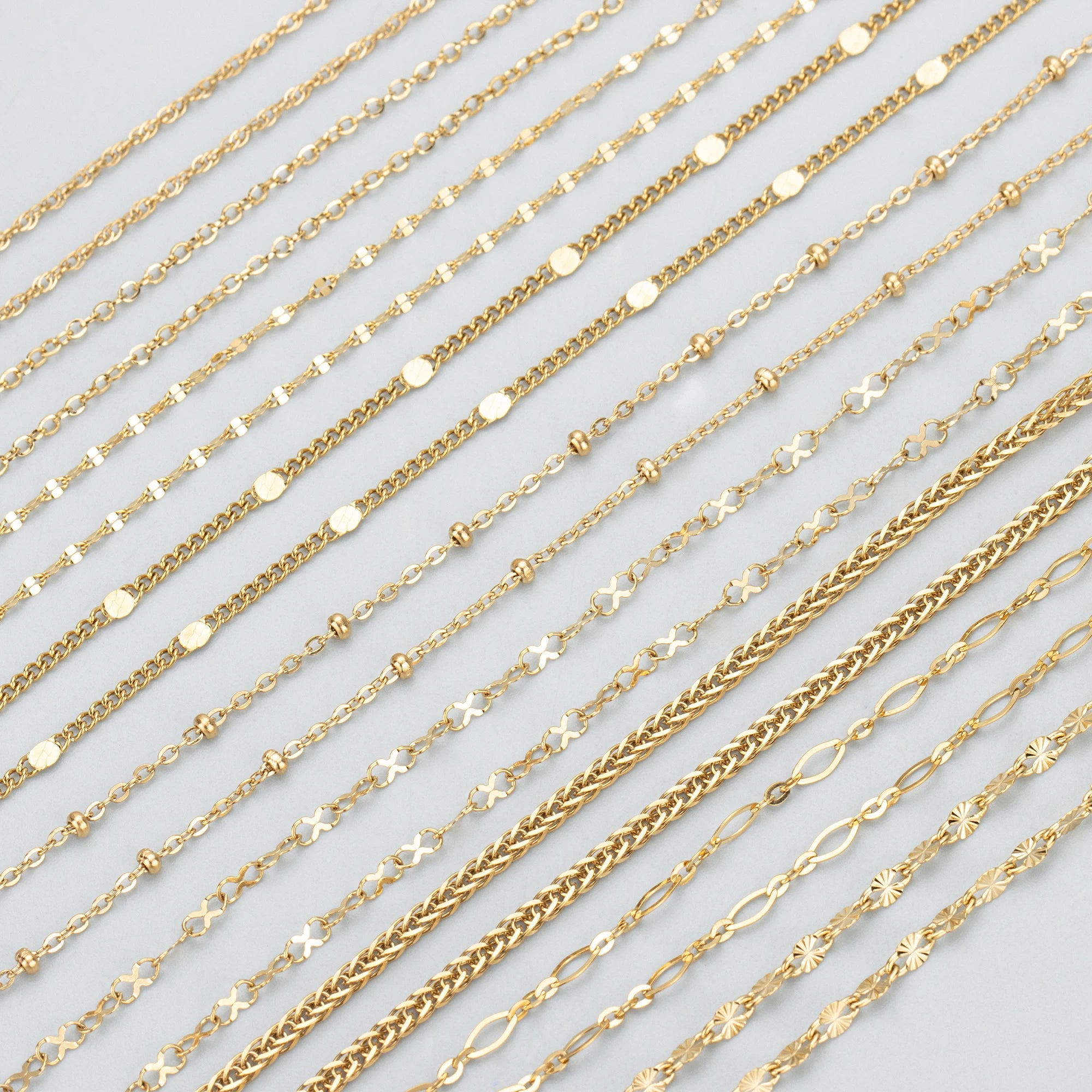 Wholesale 316L Stainless Steel MC47 Necklace Fashionable Handmade Long Chain Mash Necklace One Pcs/Lot Jewelry Components
