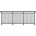 JHR Villa Used Simple Aluminum Railing Design for Balcony Handrail Railing Aluminum Railing System