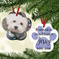 Qualisub MDF Sublimation Pet Paw Ornaments Blank for Christmas in Double Sides Printing