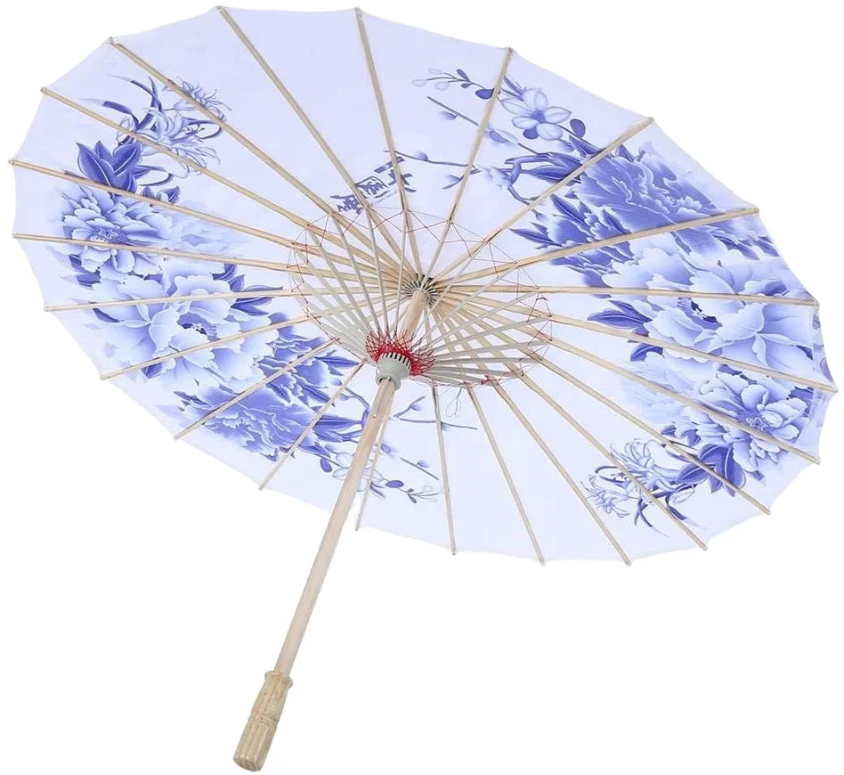 Guansen GS5 Handmade Rainproof Chinese Oiled Paper Love Theme Beach Umbrella Silk Screen Printing Customized Pattern Elegant
