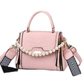 Fashion New Wholesale Small Woman Handbags Shoulder Messenger Bag Cowhide Stone Grain Pearl Hot Sale Casual PU Polyester Single