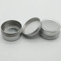 Custom Round Shaped 30ml Metal Aluminum Tin Cosmetic Cans Cosmetic Empty Aluminum Jars
